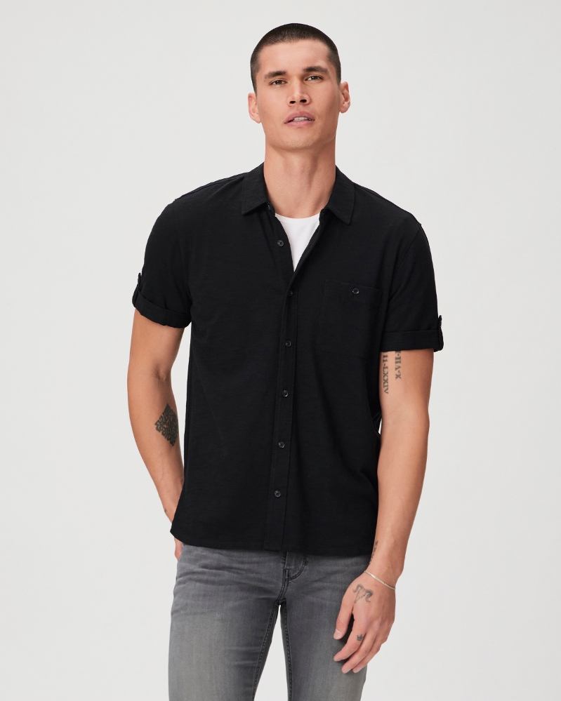 Brayden Short Sleeve - Black